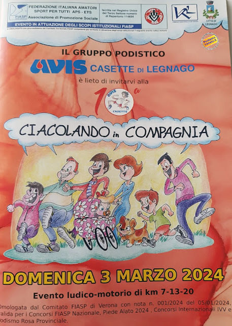 10ˆ Ciacolando in compagnia - Casette di Legnago