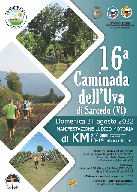 16ˆ Caminada dell'Uva - Sarcedo