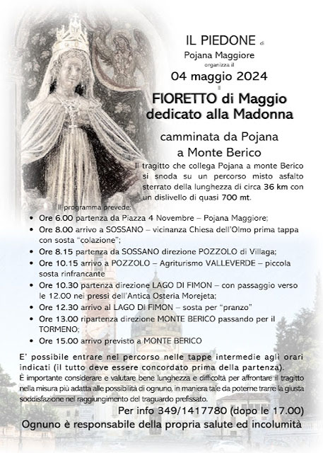 1ˆ Fioretto alla Madonna di Monte Berico