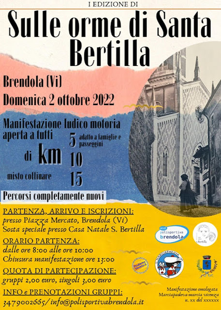 1ˆ Sulle orme di Santa Bertilla - Brendola