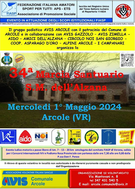 34ˆ Marcia Santuario S.M. dell'Alzana - Arcole