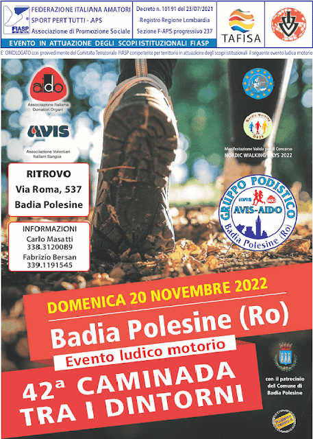 42ˆ Caminada tra i dintorni - Badia Polesine