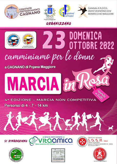 4ˆ Marcia in Rosa - Cagnano di Pojana Maggiore