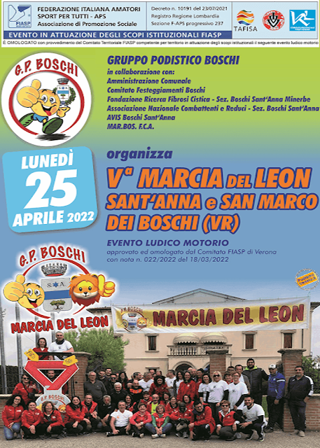 5ˆ Marcia del Leon - Boschi Sant'Anna