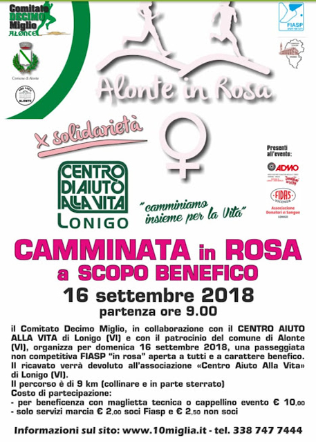 3ˆ Camminata in rosa - Alonte