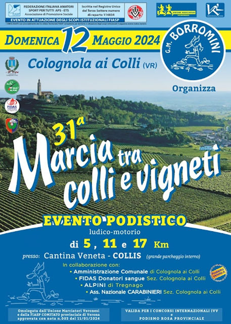 31ˆ Marcia tra colli e vigneti - Colognola ai Colli