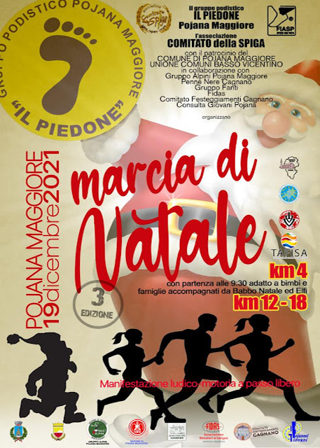 3ˆ Marcia di Natale - Pojana Maggiore - Gruppo Podistico Il Piedone di Pojana Maggiore