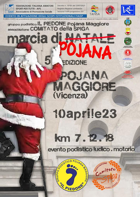 5ˆ Marcia di Pojana - Pojana Maggiore - Gruppo Podistico Il Piedone di Pojana Maggiore