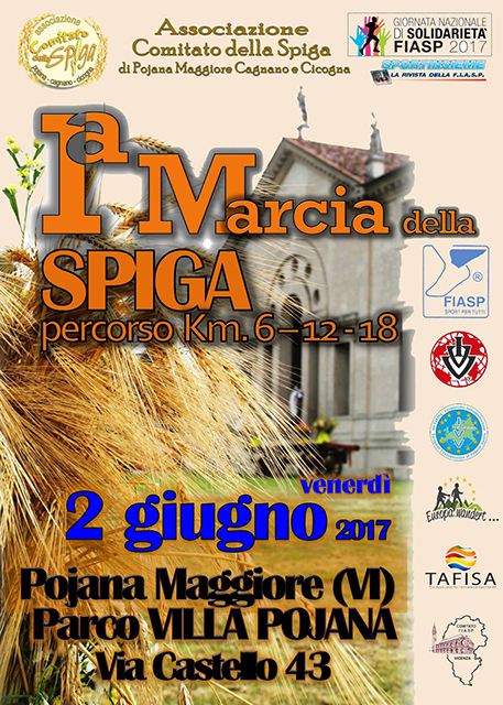 1ˆ Marcia della spiga - Pojana Maggiore - Gruppo Podistico Il Piedone di Pojana Maggiore