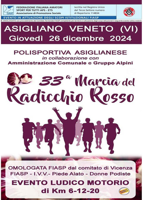 33ˆ Marcia del Radicchio Rosso - Asigliano Veneto