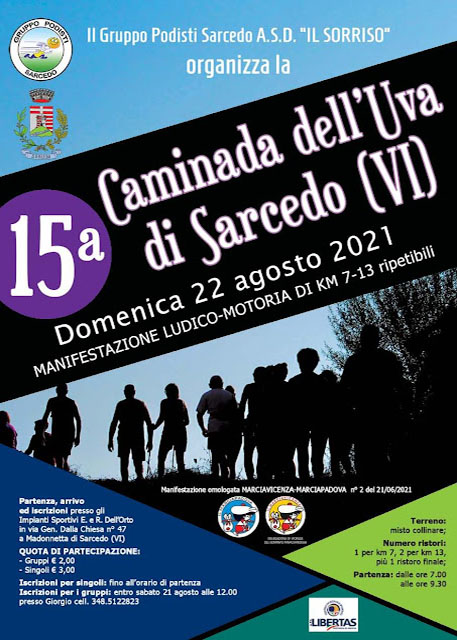 15ˆ Caminada dell’Uva - Sarcedo