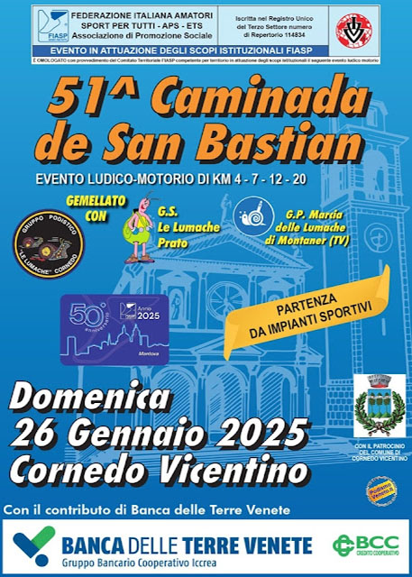 51ˆ Caminada de San Bastian - Cornedo Vicentino