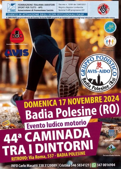 44ˆ Caminada tra i dintorni - Badia Polesine