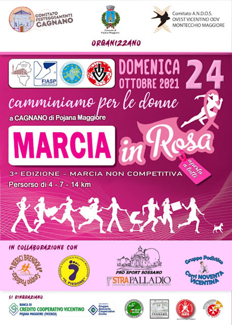 3ˆ Marcia in Rosa - Cagnano di Pojana Maggiore